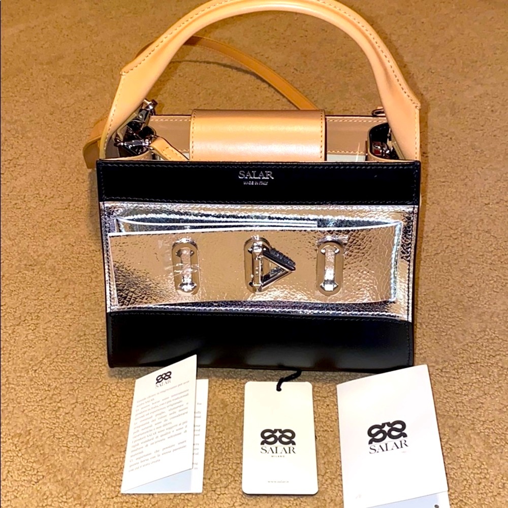 SALAR Milano Ludo  hand,  shoulder or crossbody trendy and edgy, cool bag